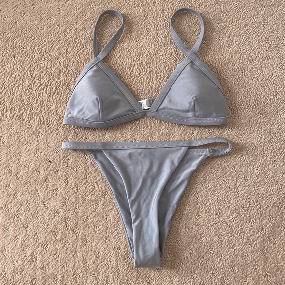 Grey 2 Piece Bikini - Picture 1 of 4